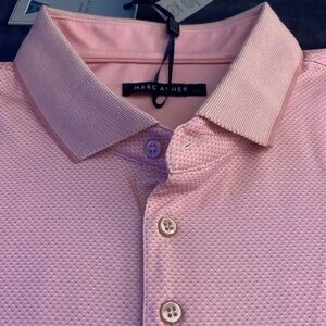 MARC ASHER SS Poly Blend Three Button Polo